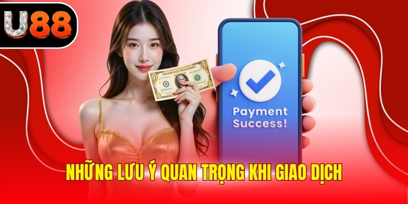 Những lưu ý quan trọng khi giao dịch